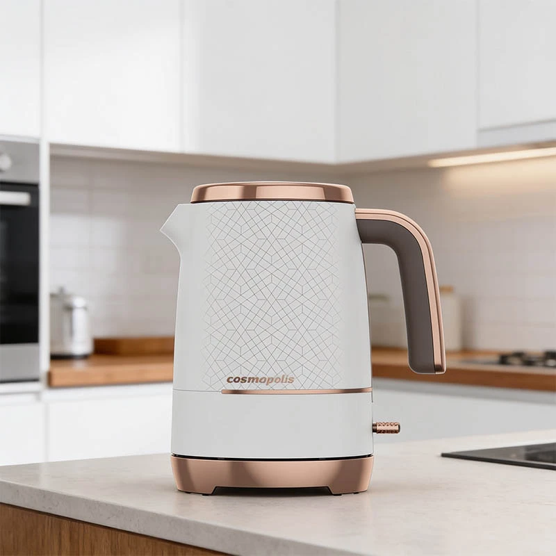 White and Gold Kettle Beko 1.7L